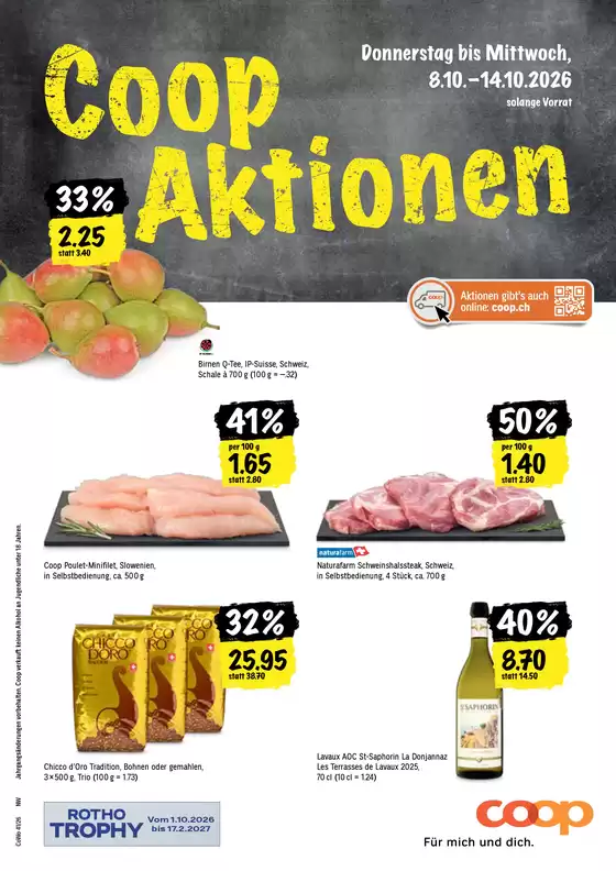 Coop Katalog | Exklusivi Deals für üsi Chunde | 2026-10-08T00:00:00.000Z - 2026-10-14T00:00:00.000Z