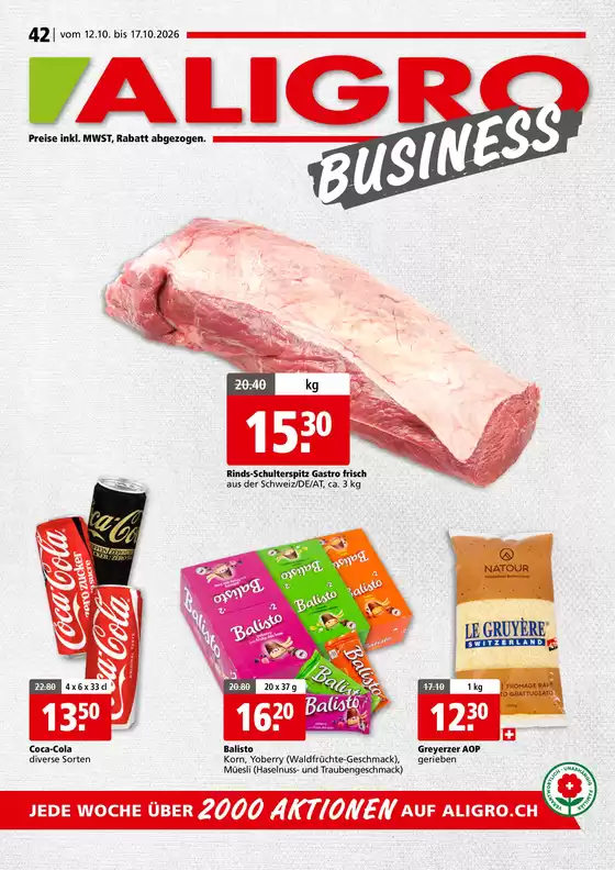 Aligro Katalog | Üsi beste Deals für Sie | 2026-10-12T00:00:00.000Z - 2026-10-17T00:00:00.000Z