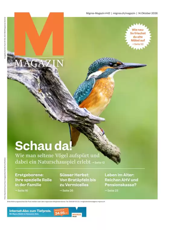 Migros Katalog | Migros reklamblad - DE Zürich | 2026-10-14T00:00:00.000Z - 2026-10-14T00:00:00.000Z
