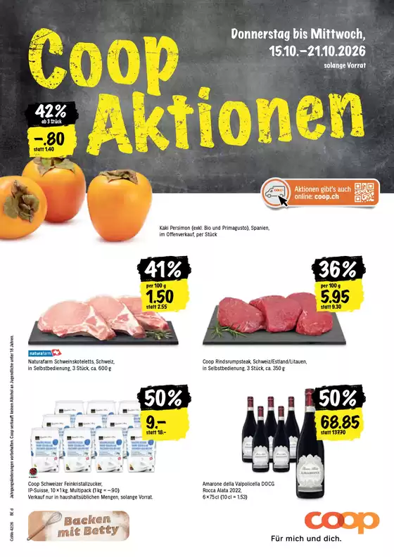 Coop Katalog in St. Gallen | Ängbot für Schnäppchenjäger | 2026-10-15T00:00:00.000Z - 2026-10-21T00:00:00.000Z