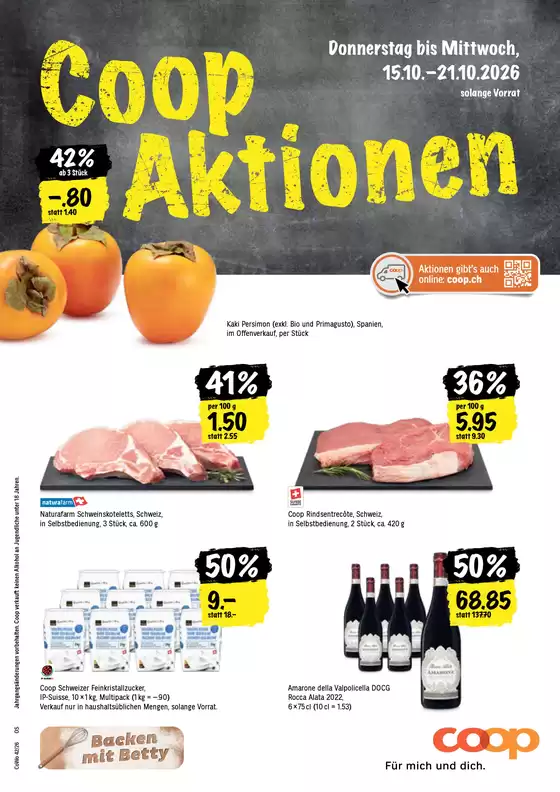 Coop Katalog in St. Gallen | Top-Ängbot für alli Schnäppchenjäger | 2026-10-15T00:00:00.000Z - 2026-10-21T00:00:00.000Z