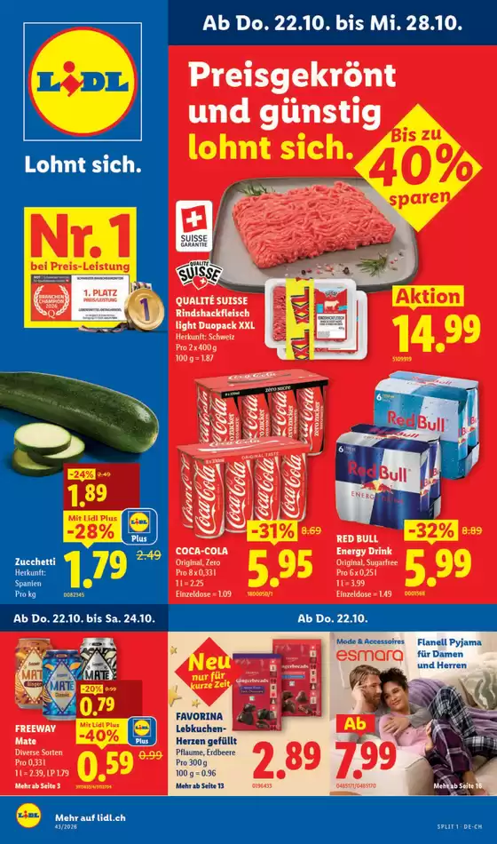 Lidl Katalog | 22.10. - 28.10. | 2026-10-22T00:00:00.000Z - 2026-10-28T00:00:00.000Z