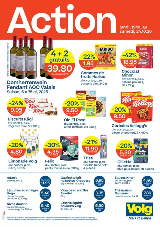 Volg Katalog | Exklusivi Deals für üsi Chunde | 2026-10-19T00:00:00.000Z - 2026-10-24T00:00:00.000Z