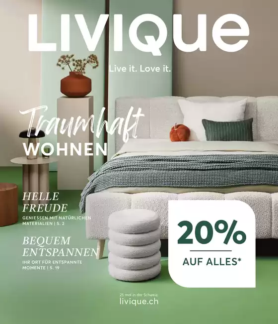 Livique Katalog in Winterthur | Livique reklamblad | 2026-10-21T00:00:00.000Z - 2026-11-04T00:00:00.000Z