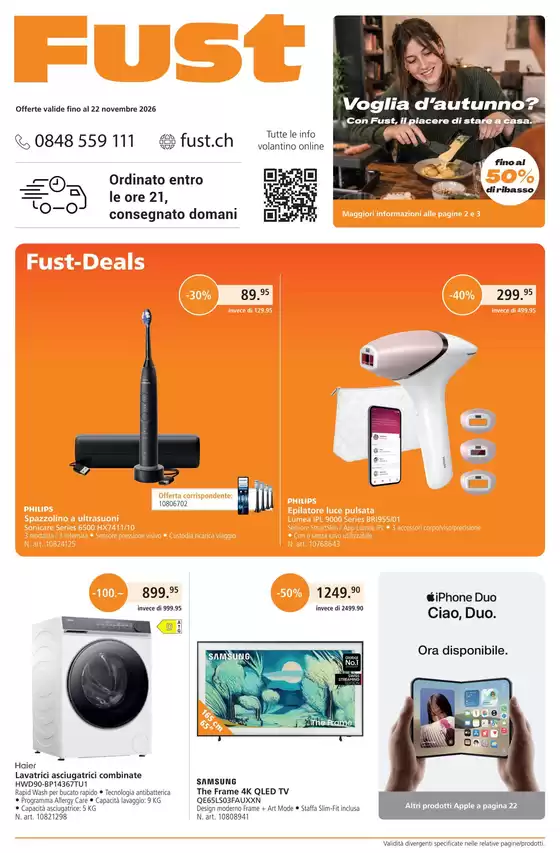 Fust Katalog in Volketswil | FF11-26IT | 2026-10-23T00:00:00.000Z - 2026-11-22T00:00:00.000Z
