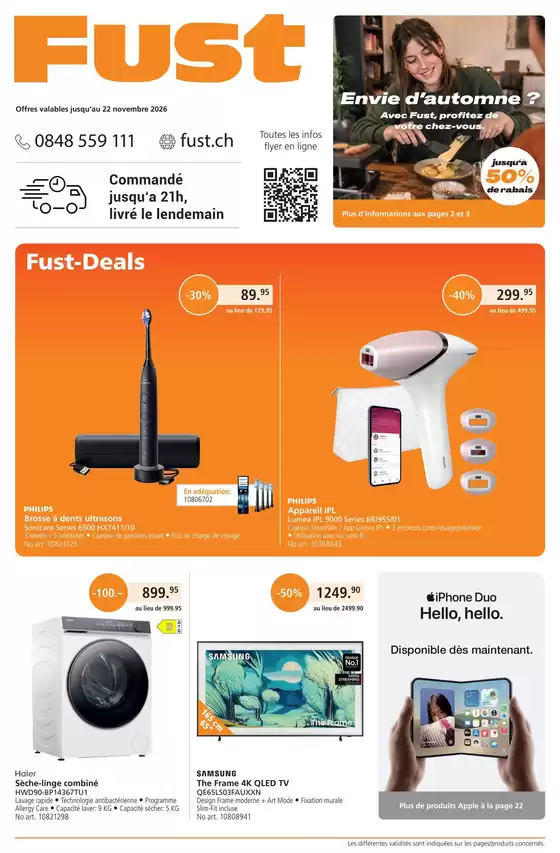 Fust Katalog in Volketswil | FF11-26FR | 2026-10-23T00:00:00.000Z - 2026-11-22T00:00:00.000Z