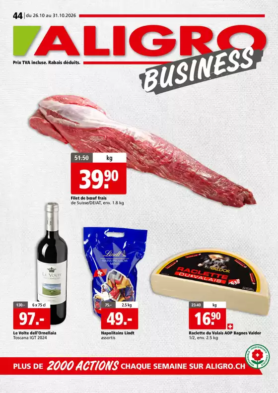 Aligro Katalog | Actions BUSINESS #44 | 2026-10-26T00:00:00.000Z - 2026-10-31T00:00:00.000Z