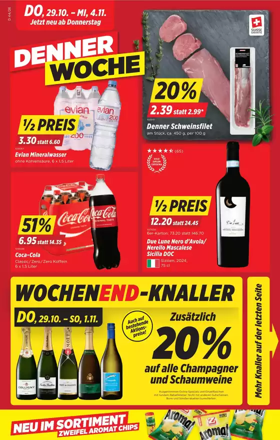 Denner Katalog in Bern | 2026-44-de | 2026-10-29T00:00:00.000Z - 2026-11-04T00:00:00.000Z