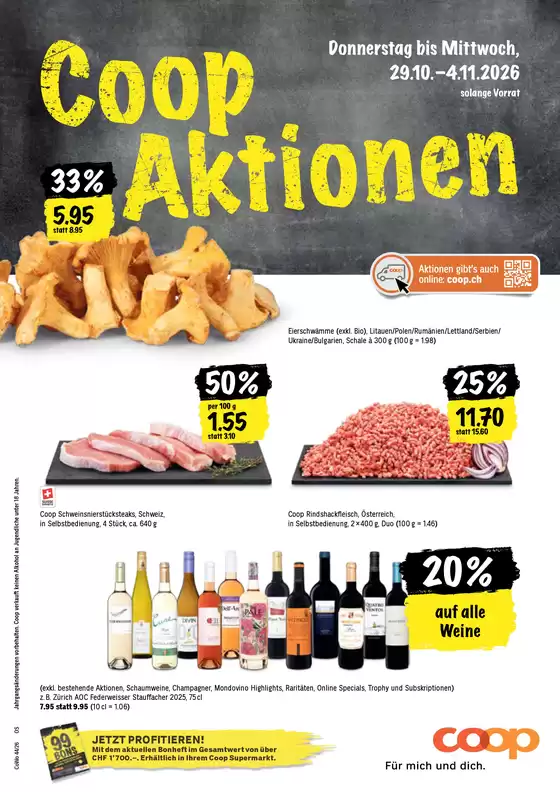 Coop City Katalog | Jetzt spare mit üse Deals | 2026-10-29T00:00:00.000Z - 2026-11-04T00:00:00.000Z