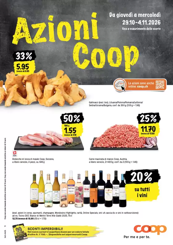 Coop City Katalog | Sonderängbot für Sie | 2026-10-29T00:00:00.000Z - 2026-11-04T00:00:00.000Z