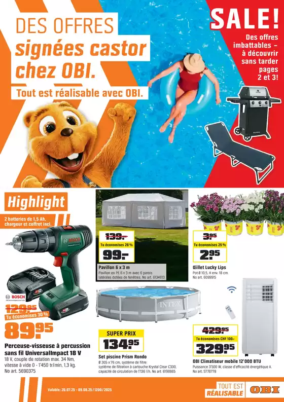 Tout est réalisable avec OBI.