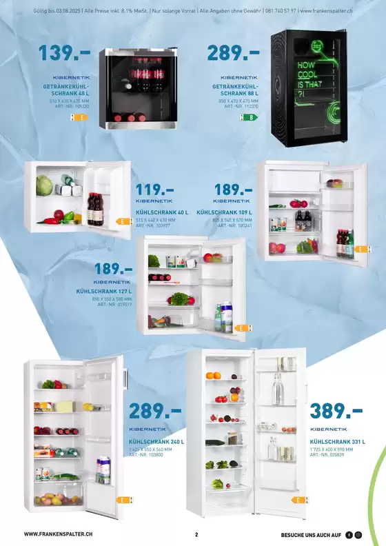 Frankenspalter Katalog - DE