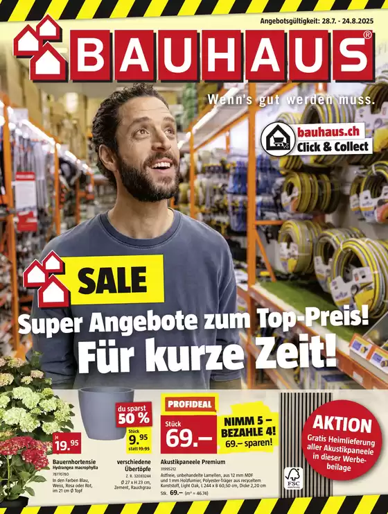 Der neue BAUHAUS Prospekt für August ist da