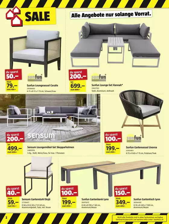 Der neue BAUHAUS Prospekt für August ist da