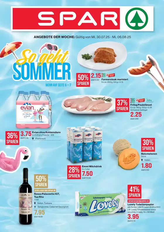 SPAR Katalog in St. Gallen | SPAR Agebote | 2025-07-30T00:00:00.000Z - 2025-08-06T00:00:00.000Z