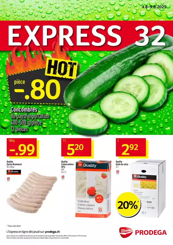 Prodega Katalog in Lugano | Prodega reklamblad - FR | 2025-08-04T00:00:00.000Z - 2025-08-09T00:00:00.000Z