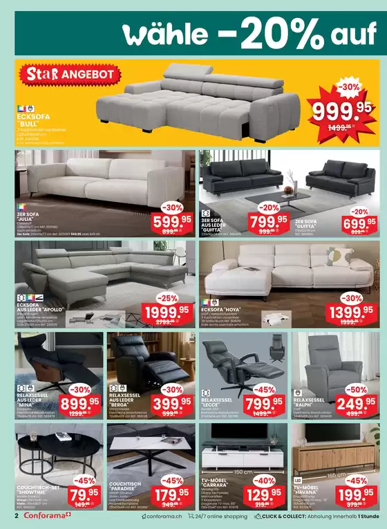 Conforama reklamblad - DE