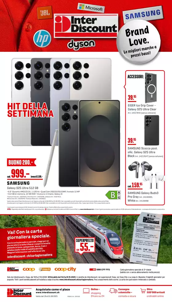Interdiscount Katalog in Basel | Jetzt spare mit üse Deals | 2025-08-18T00:00:00.000Z - 2025-08-31T00:00:00.000Z
