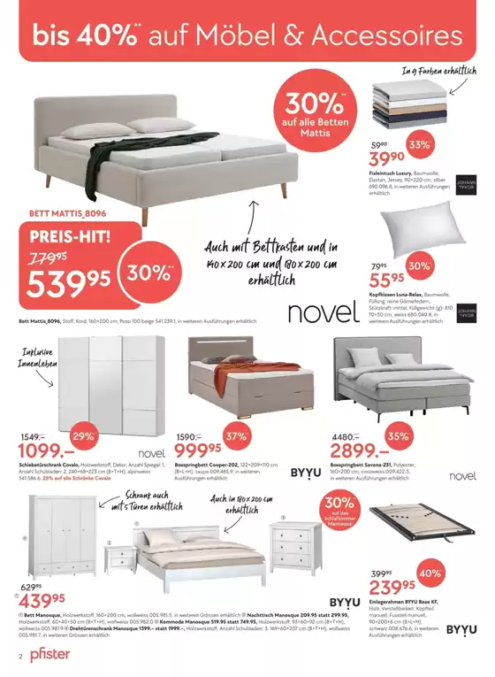 Pfister reklamblad