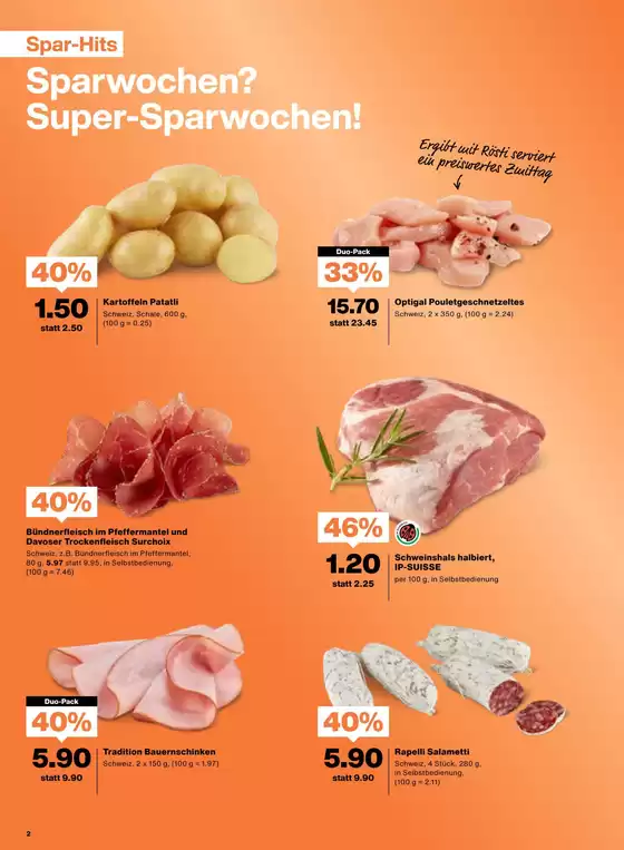 Tolle Rabatt uf usgwählte Produkt