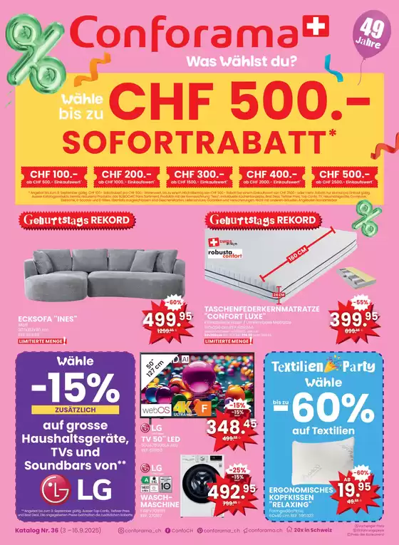 Conforama reklamblad - DE