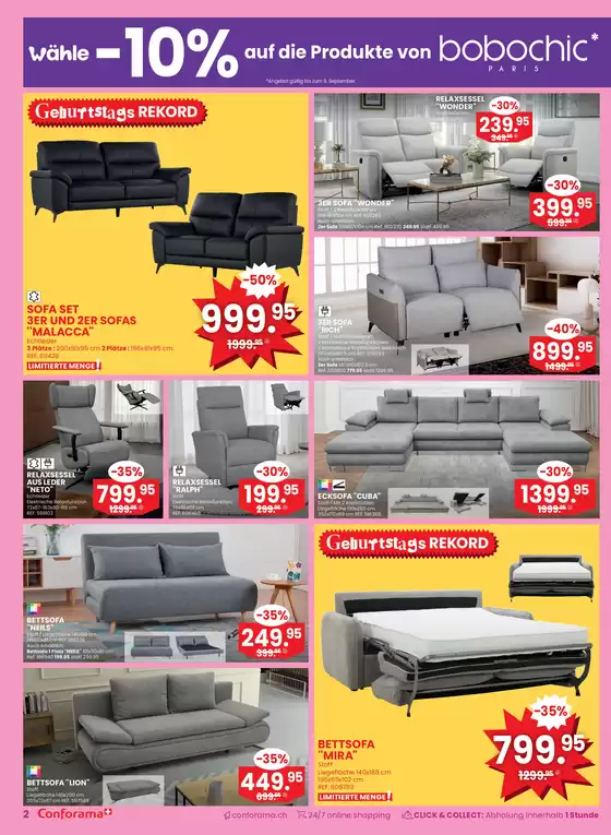Conforama reklamblad - DE