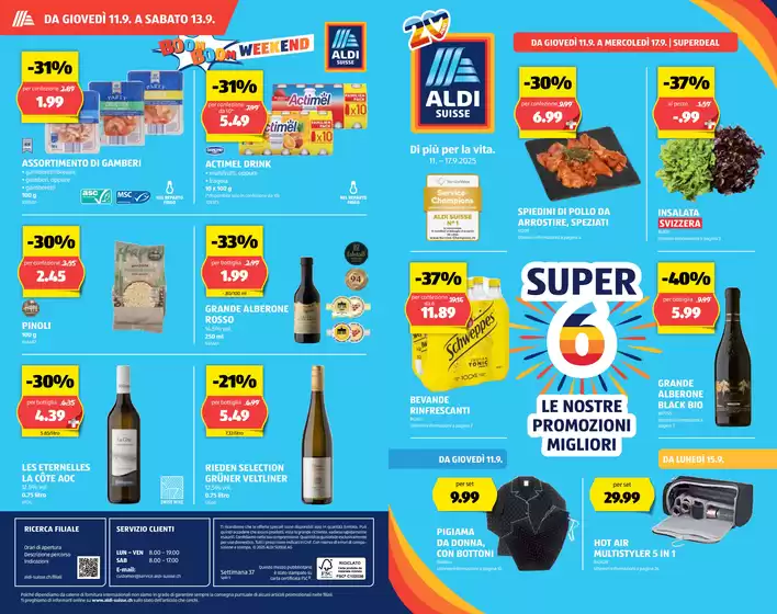 Aldi Katalog in Wettingen | Tolle Rabatt uf usgwählte Produkt | 2025-09-11T00:00:00.000Z - 2025-09-17T00:00:00.000Z