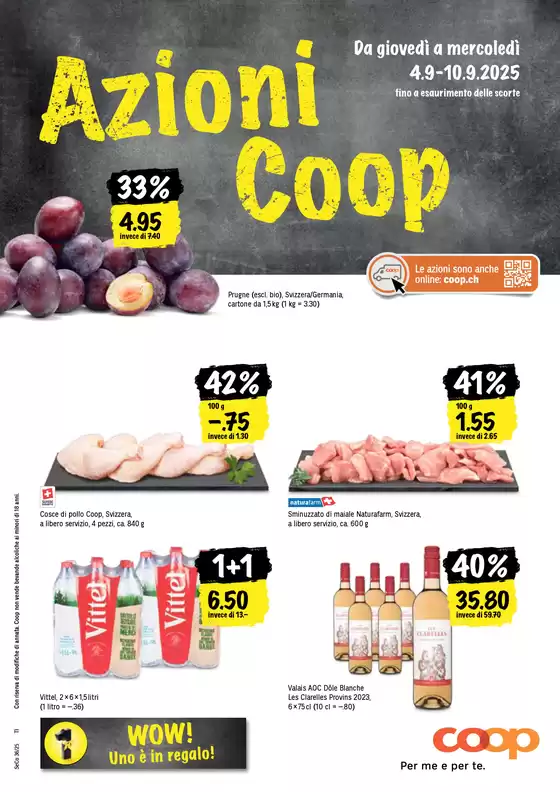 Coop City Katalog in Lutry | Jetzt spare mit üse Deals | 2025-09-04T00:00:00.000Z - 2025-09-10T00:00:00.000Z