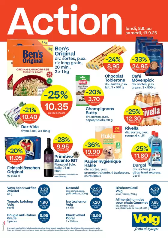 Volg Katalog in Ecublens | Tolles Ängbot für alli Chunde | 2025-09-11T00:00:00.000Z - 2025-09-25T00:00:00.000Z