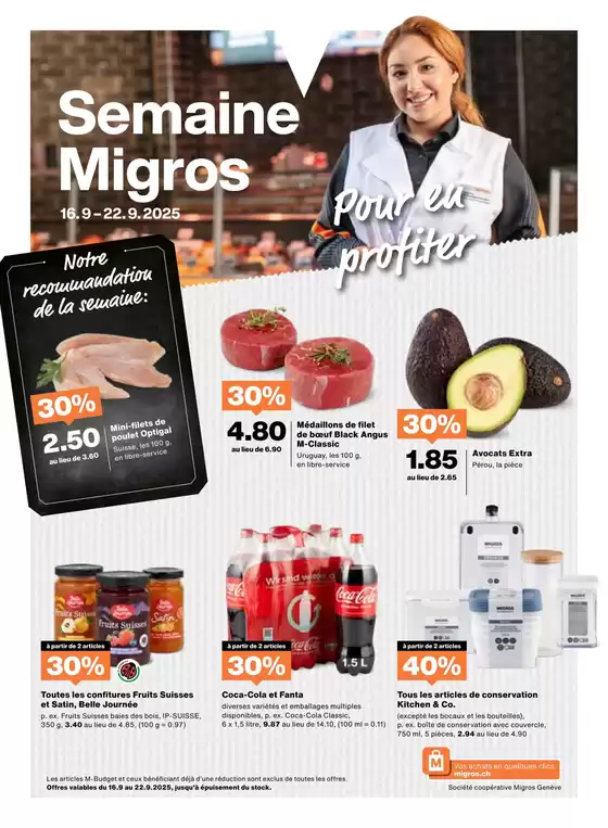 Migros Katalog in Altstätten | Top-Deals und Rabatt | 2025-09-15T00:00:00.000Z - 2025-09-29T00:00:00.000Z