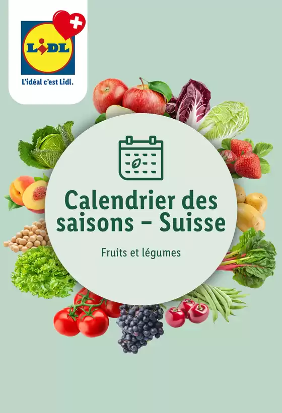 Calendrier des saisons – Suisse - FR
