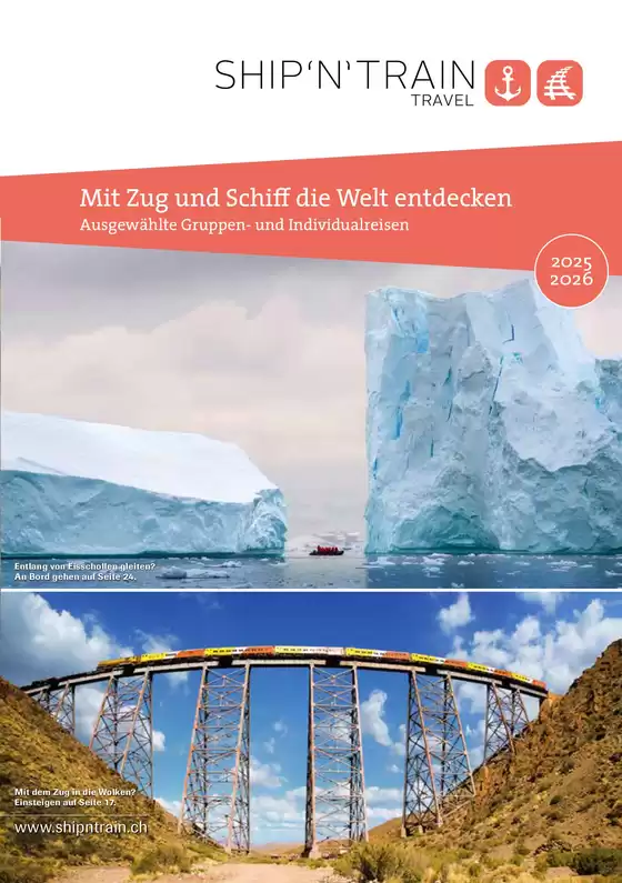 Nordamerika - Ship'n'Train Schiff- und Zugreisen