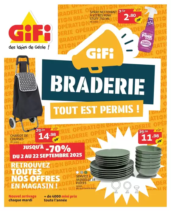 GiFi Katalog in Winterthur | Gifi catalogue - FR | 2025-09-17T00:00:00.000Z - 2025-10-01T00:00:00.000Z
