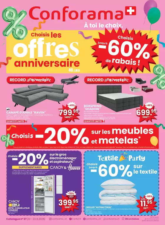 Conforama reklamblad - FR