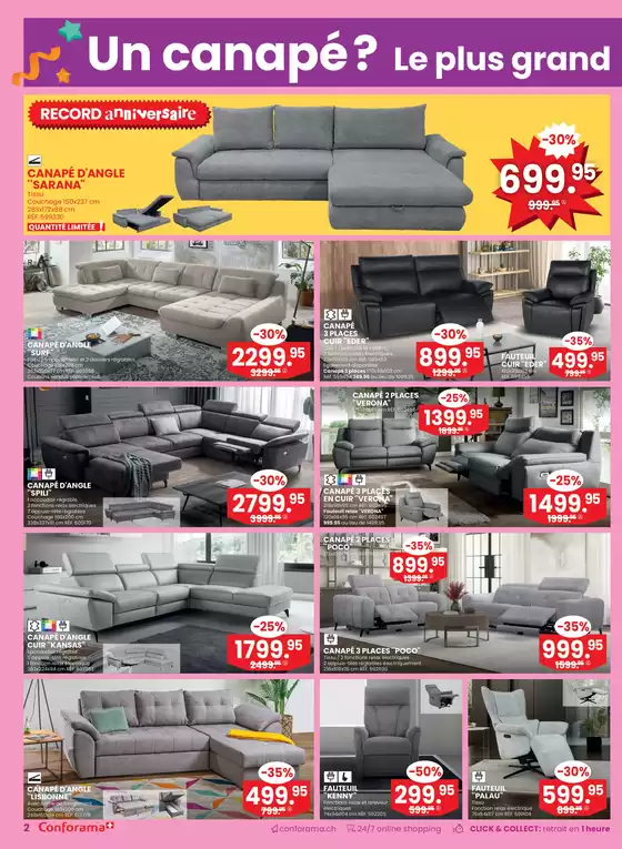 Conforama reklamblad - FR