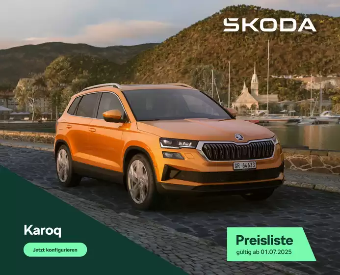 Škoda Katalog in Hinwil | Preisliste Karoq | 2025-09-17T00:00:00.000Z - 2025-10-01T00:00:00.000Z