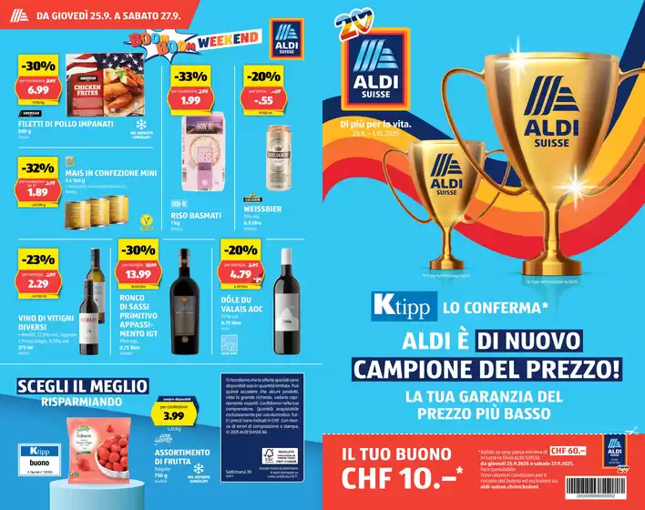 Aldi Katalog in Aesch | Exklusivi Deals für üsi Chunde | 2025-09-25T00:00:00.000Z - 2025-10-01T00:00:00.000Z