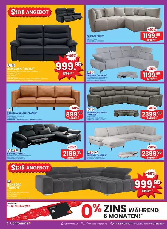Conforama reklamblad - DE