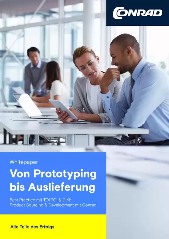 Conrad Katalog in Zürich | Whitepaper - Von Prototyping bis zur Auslieferung | 2025-10-10T00:00:00.000Z - 2025-10-24T00:00:00.000Z