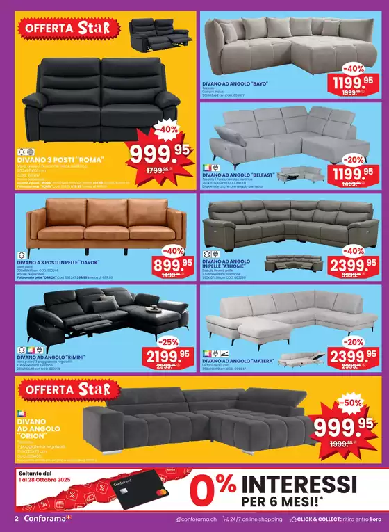 Conforama reklamblad - IT