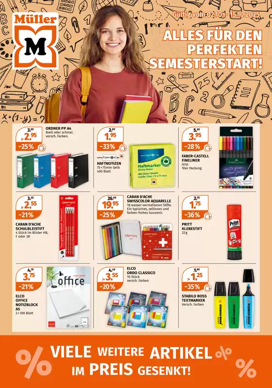 Müller Katalog in Liestal | Aktuälli Sonderaktione | 2025-10-12T00:00:00.000Z - 2025-10-26T00:00:00.000Z