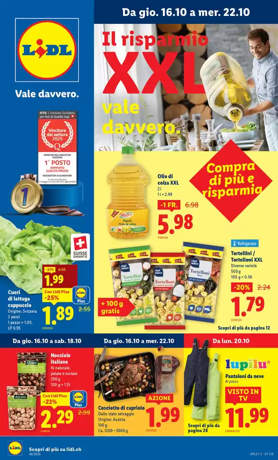Lidl Katalog in Liestal | Jetzt spare mit üse Deals | 2025-10-16T00:00:00.000Z - 2025-10-22T00:00:00.000Z