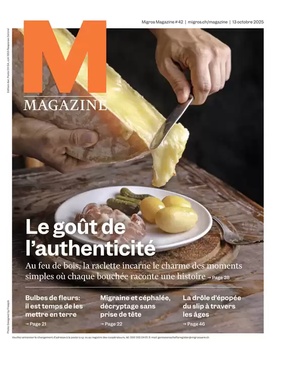 Migros Katalog in Köniz | Migros magazin - FR | 2025-10-14T00:00:00.000Z - 2025-10-28T00:00:00.000Z