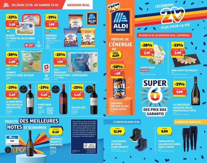 Aldi Katalog in Adliswil | Exklusivi Deals für üsi Chunde | 2025-10-23T00:00:00.000Z - 2025-10-29T00:00:00.000Z