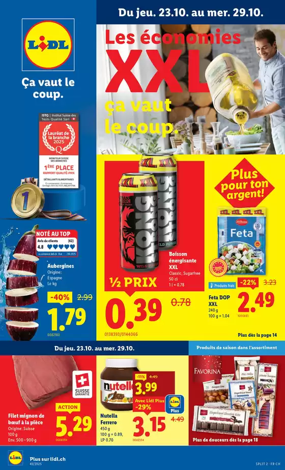 Lidl Katalog in Neuchâtel | Aktuälli Deals und Ängbot | 2025-10-23T00:00:00.000Z - 2025-10-29T00:00:00.000Z