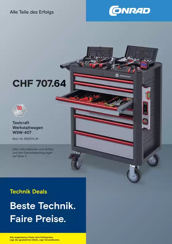 Conrad Katalog in Volketswil | Technik Deals. Beste Technik. Faire Preise. | 2025-10-19T00:00:00.000Z - 2025-11-02T00:00:00.000Z
