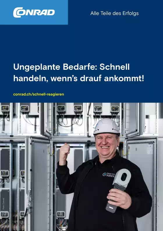 Conrad Katalog in Zürich | Üsi beste Schnäppchen | 2025-10-20T00:00:00.000Z - 2025-11-03T00:00:00.000Z