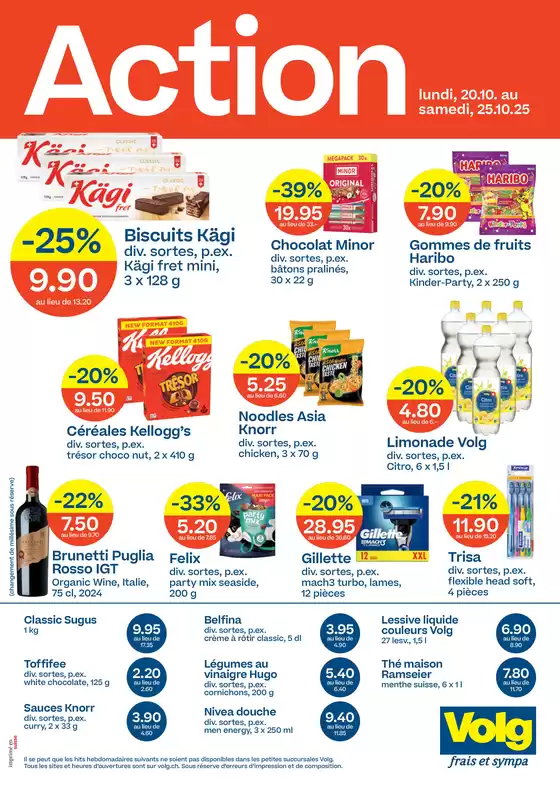 Volg Katalog in Zürich | Top-Deals und Rabatt | 2025-10-20T00:00:00.000Z - 2025-11-03T00:00:00.000Z