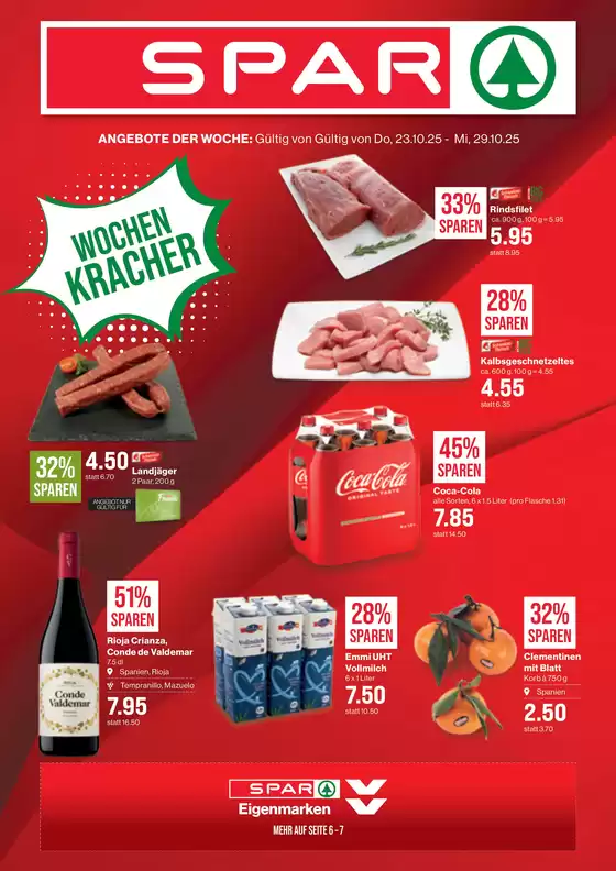 SPAR Katalog | Üsi beste Deals für Sie | 2025-10-22T00:00:00.000Z - 2025-11-05T00:00:00.000Z