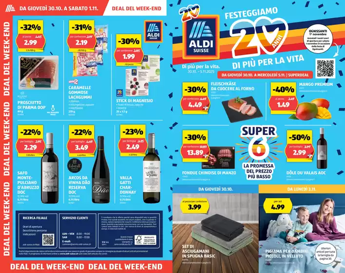 Aldi Katalog in Basel | Top-Ängbot für Sparfüchse | 2025-10-23T00:00:00.000Z - 2025-11-06T00:00:00.000Z